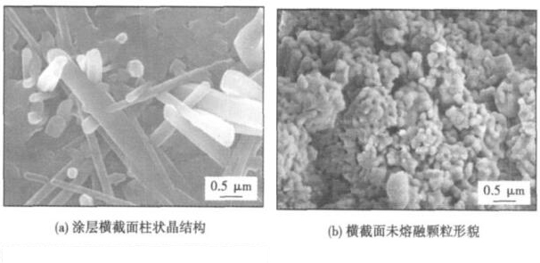 等離子噴涂氧化鋯陶瓷涂層的顯微結構